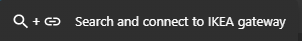 Ikea Search And Connect Button